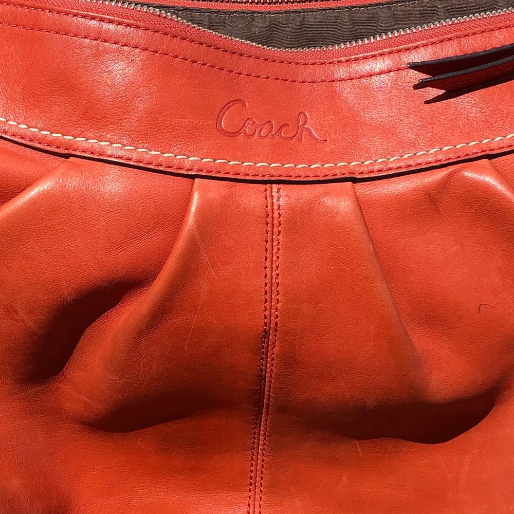 Leather Coach Bag